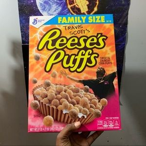 Reese’s Puff x Travis scott family size box